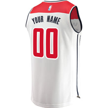 Load image into Gallery viewer, 00 - Men&#39;s Fanatics Branded White Washington Wizards Fast Break Custom Replica Jersey - Association Edition - White