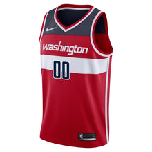 Load image into Gallery viewer, 00 - Men&#39;s Fanatics Branded Red Washington Wizards Fast Break Custom Replica Jersey - Icon Edition- Red