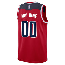 Load image into Gallery viewer, 00 - Men&#39;s Fanatics Branded Red Washington Wizards Fast Break Custom Replica Jersey - Icon Edition- Red