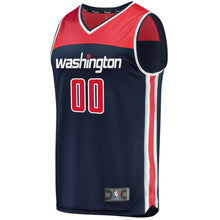 Load image into Gallery viewer, 00 - Youth Fanatics Branded Navy Washington Wizards Fast Break Replica Custom Jersey – Statement Edition- Navy