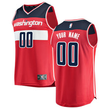 Load image into Gallery viewer, 00 - Men's Nike Red Washington Wizards Swingman Custom Jersey - Icon Edition- Red