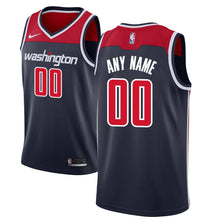 Load image into Gallery viewer, 00 - Men&#39;s Nike Navy Washington Wizards Custom Swingman Jersey - Statement Edition- Navy