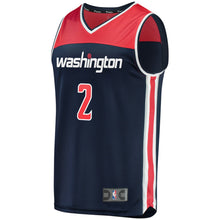 Load image into Gallery viewer, 02 - Men's Fanatics Branded John Wall Navy Washington Wizards Fast Break Replica Jersey - Statement Edition - Navy