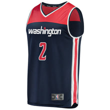 Load image into Gallery viewer, 02 - Youth Fanatics Branded John Wall Navy Washington Wizards Fast Break Replica Jersey - Statement Edition-Navy