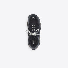 Load image into Gallery viewer, BALENCIAGA WOMEN TRIPLE S CLEAR SOLE TRAINERS BLACK