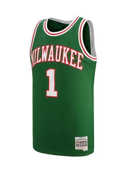 01 - Mitchell & Ness Oscar Robertson Milwaukee Bucks HWC Swingman Jersey - Green