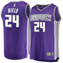 Load image into Gallery viewer, 24 - Men's Fanatics Branded Buddy Hield Purple Sacramento Kings Fast Break Jersey - Icon Edition