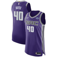 Load image into Gallery viewer, 40 - Men's Nike Nigel Hayes Purple Sacramento Kings Authentic Sponsor Patch Jersey – Icon Edition