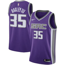 Load image into Gallery viewer, 35 - Men's Nike Marvin Bagley III Purple Sacramento Kings Swingman Jersey