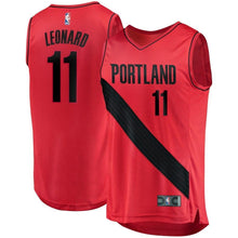 Load image into Gallery viewer, 11 - Meyers Leonard Portland Trail Blazers Fast Break Player Jersey - Statement Edition - Red