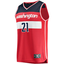 Load image into Gallery viewer, 21 - Youth Fanatics Branded Dwight Howard Red Washington Wizards Fast Break Replica Jersey - Icon Edition- Red