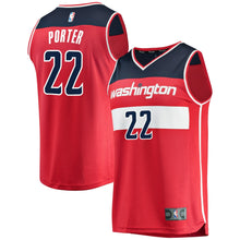 Load image into Gallery viewer, 22 -Youth Fanatics Branded Otto Porter Red Washington Wizards Fast Break Player Jersey - Icon Edition -Red