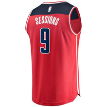 Load image into Gallery viewer, 09 - Youth Fanatics Branded Ramon Sessions Red Washington Wizards Fast Break Player Jersey - Icon Edition - Red