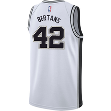 Load image into Gallery viewer, 42 - Bertans San Antonio Spurs Men's Nike Custom Personalized Icon Swingman Jersey - White