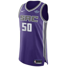 Load image into Gallery viewer, 50 - Men's Nike Zach Randolph Purple Sacramento Kings Authentic Sponsor Patch Jersey – Icon Edition