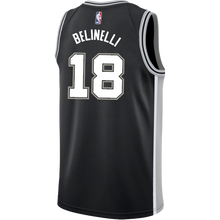 Load image into Gallery viewer, 18 - Belinelli San Antonio Spurs Men's Nike Custom Personalized Icon Swingman Jersey - Black