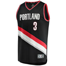 Load image into Gallery viewer, 3- C.J. McCollum Portland Trail Blazers Fast Break Jersey - Icon Edition - Black