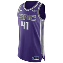 Load image into Gallery viewer, 41 - Men's Nike Kosta Koufos Purple Sacramento Kings Authentic Sponsor Patch Jersey – Icon Edition