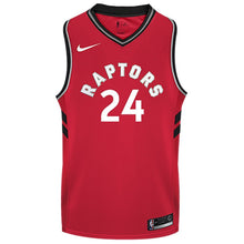 Load image into Gallery viewer, 24 - Raptors Adult Swingman Icon Jersey - Powell - Red