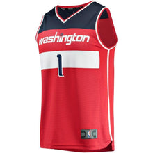 Load image into Gallery viewer, 01 - Youth Fanatics Branded Chris McCullough Red Washington Wizards Fast Break Player Jersey - Icon Edition - Red