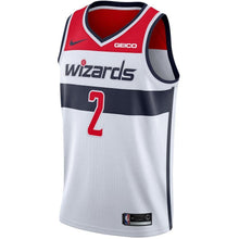 Load image into Gallery viewer, 02- Men's Nike John Wall White Washington Wizards Swingman Sponsor Patch Jersey - Association Edition -White