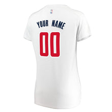 Load image into Gallery viewer, 00 - Women&#39;s Fanatics Branded White Washington Wizards Fast Break Custom Replica Jersey - Association Edition - White