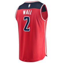 Load image into Gallery viewer, 02 - Youth Fanatics Branded John Wall Red Washington Wizards Fast Break Player Jersey - Icon Edition - Red