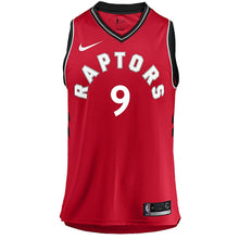 Load image into Gallery viewer, 09 - Raptors Ladies Swingman Icon Jersey - Ibaka - Red