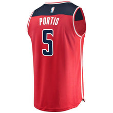 Load image into Gallery viewer, 05 - Youth Fanatics Branded Bobby Portis Red Washington Wizards Fast Break Replica Jersey - Icon Edition - Red