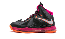Load image into Gallery viewer, Nike Lebron 10 BLK/MTLLC SLVR-TTL ORNG-FRBRRY