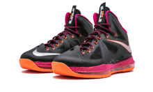 Load image into Gallery viewer, Nike Lebron 10 BLK/MTLLC SLVR-TTL ORNG-FRBRRY