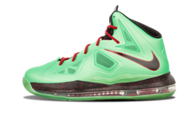 Load image into Gallery viewer, Nike LEBRON X GS TRMLN/BLCK-UNVRSTY RD-FBRGLSS
