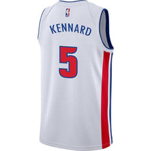 Load image into Gallery viewer, 5 - Detroit Pistons Men's Nike Home Swingman Jersey - White