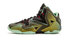 Load image into Gallery viewer, Nike Lebron 11 PRCHY GLD/ARCTC GRN-DRK LDN-BL