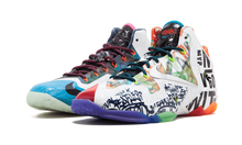 Load image into Gallery viewer, Nike Lebron 11 Premium BLACK LAVA/SILVER ICE-GLXY BL