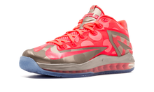 Load image into Gallery viewer, Nike Max Lebron XI Low collection METALLIC ZINC/HYPER PUNCH-ICE
