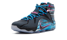 Load image into Gallery viewer, Nike Lebron 12 BLACK/BLACK-PINK POW-BL LAGOON