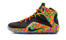Load image into Gallery viewer, Nike Lebron 12 (GS) BLACK/BLACK-MULTI-COLOR