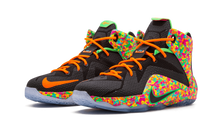 Load image into Gallery viewer, Nike Lebron 12 (GS) BLACK/BLACK-MULTI-COLOR
