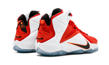 Load image into Gallery viewer, Nike Lebron 12 UNIVERSITY RD/BLK-WHITE-HYPR C
