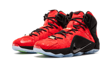 Load image into Gallery viewer, Nike Lebron 12 EXT UNVRSTY RD/UNVRSTY RD-BLK-MTLL