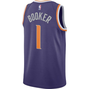 01 - Nba Phoenix Suns Devin Booker Nike Authentic Jersey Icon Edition - Purple