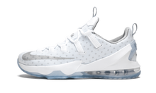 Load image into Gallery viewer, Nike Lebron 13 Low WHITE/MTLLC SILVER-LT IRN OR