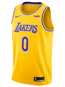 0 - Los Angeles Lakers Kyle Kuzma 2018-19 Icon Edition Swingman Jersey - Gold