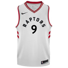 Load image into Gallery viewer, 09 - Raptors Adult Swingman Association Jersey - Ibaka - White