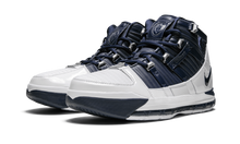 Load image into Gallery viewer, Nike Zoom Lebron 3 QS WHITE/MIDNIGHT NAVY
