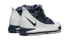 Load image into Gallery viewer, Nike Zoom Lebron 3 QS WHITE/MIDNIGHT NAVY