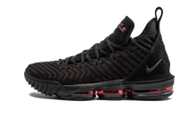 Load image into Gallery viewer, Nike LEBRON XVI BLACK/BLACK-UNIVERSITY RED