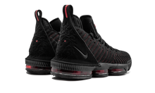 Load image into Gallery viewer, Nike LEBRON XVI BLACK/BLACK-UNIVERSITY RED