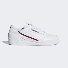 Load image into Gallery viewer, CONTINENTAL 80 SHOES CLOUD WHITE / SCARLET / COLLEGIATE NAVY ADIDAS